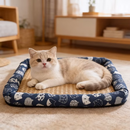 Summer Cooling Mat for Small Dogs Cats Breathable