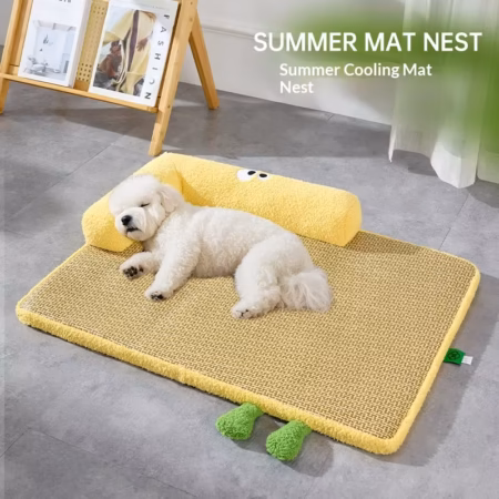 Pet Cooling Mat Rattan Pet Cooling Mat for Hot Weather