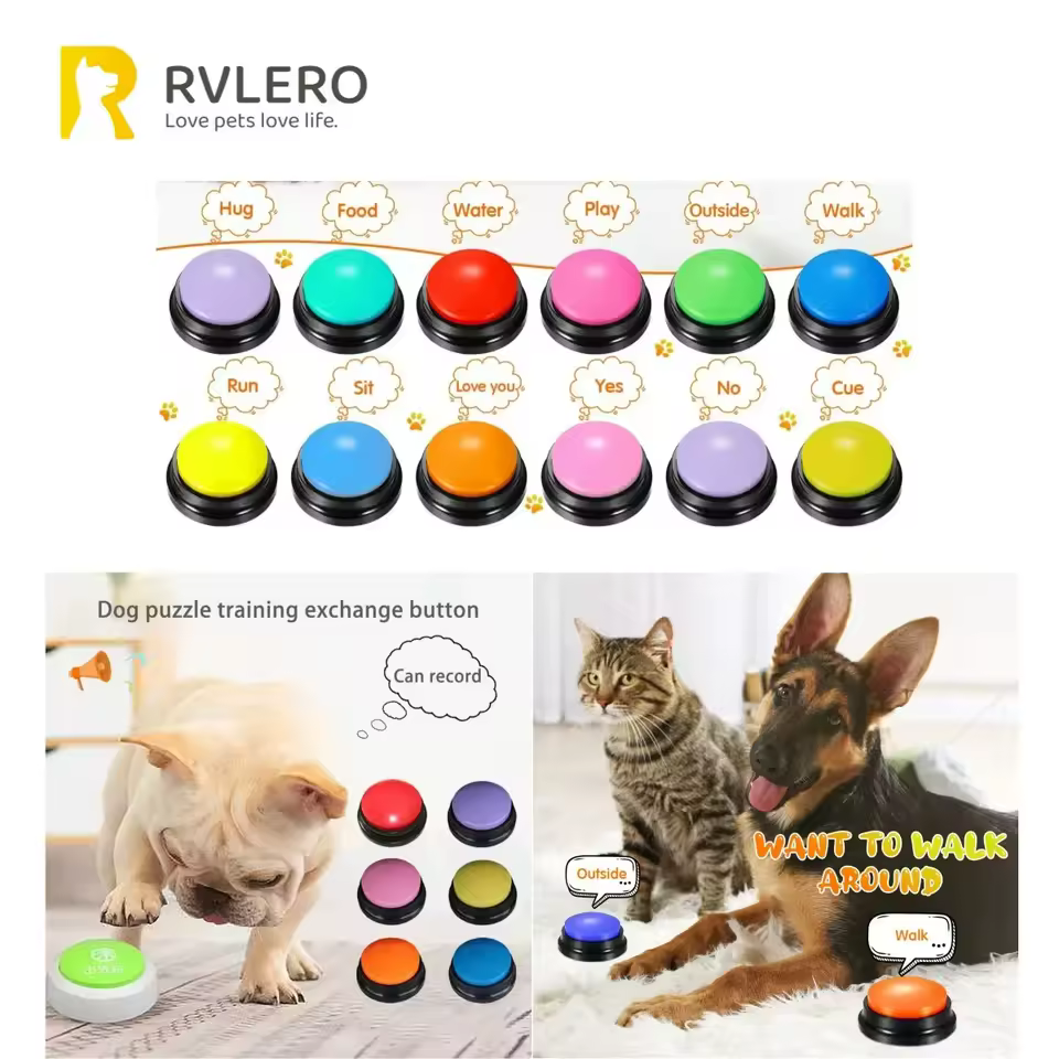 Dog Communication Buttons Voice Recording Button for Pet - Image 4