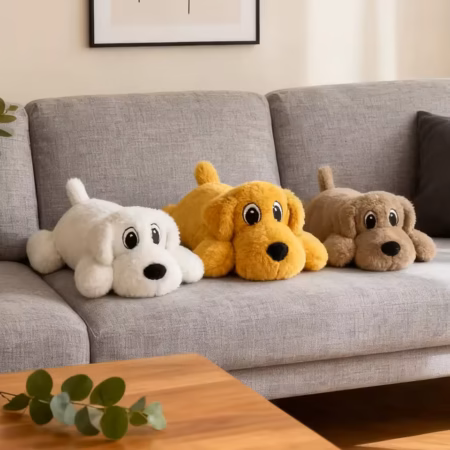 Interactive Soothing Plush Toy for Pets Double-Layered