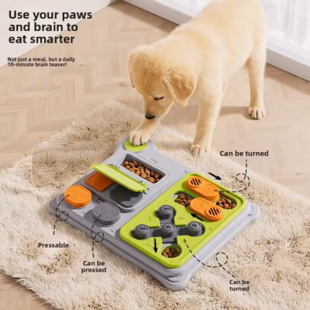 Pet Puzzle Feeder Toy Interactive treat Dispenser