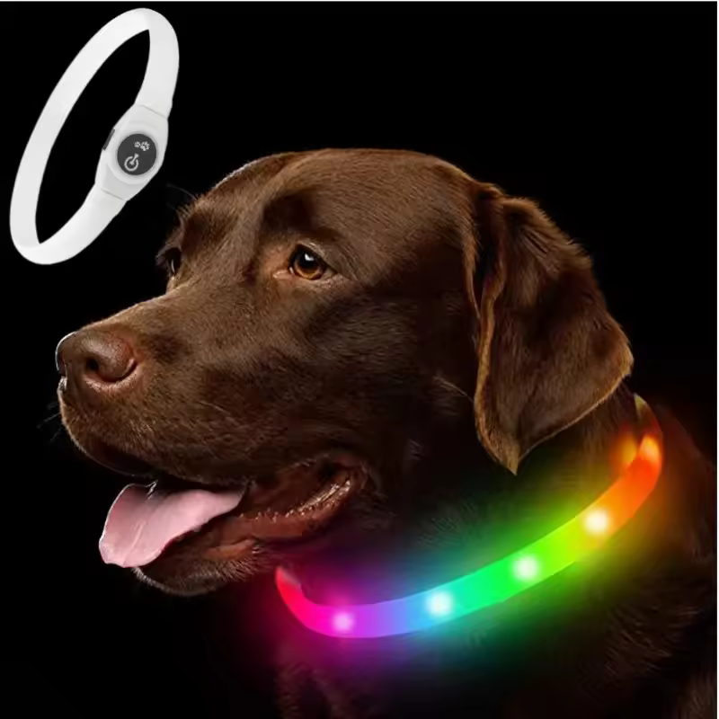 New Led Luminous Dog Collar PVC Waterproof - Image 6