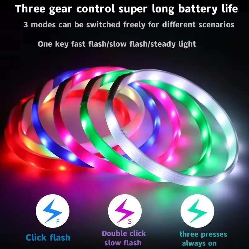 New Led Luminous Dog Collar PVC Waterproof - Image 8